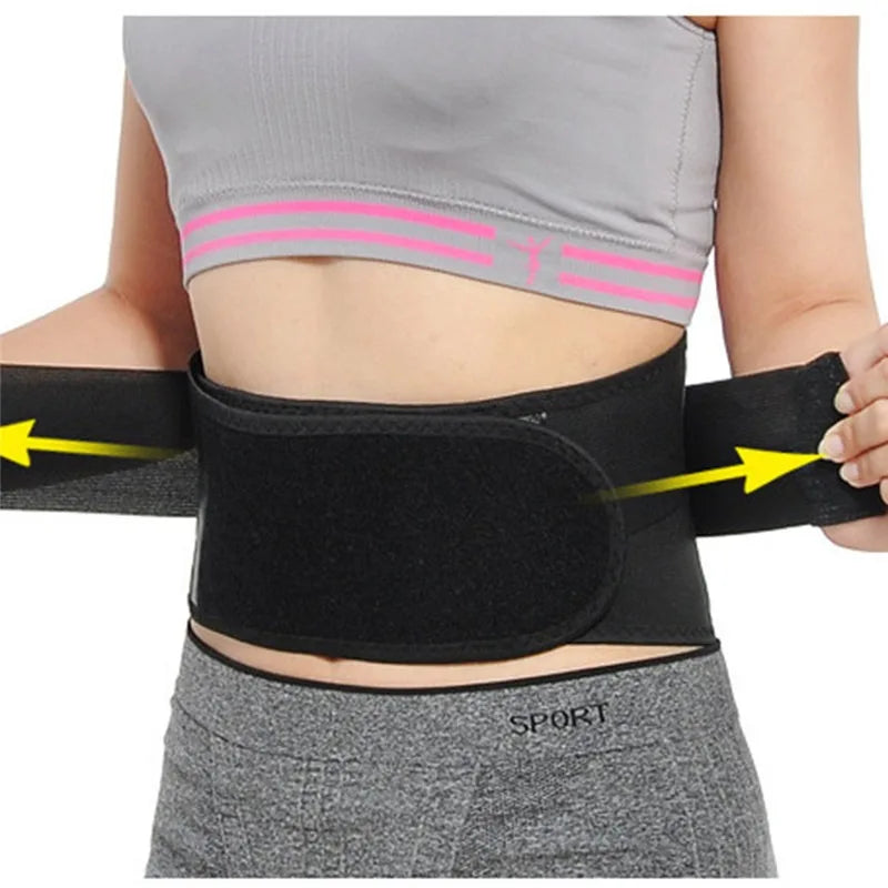 1pc Lower Back Support Brace with Self Heating, Adjustable Waist Belt for Lumbar Pain Relief, Men Women Health Care Massager