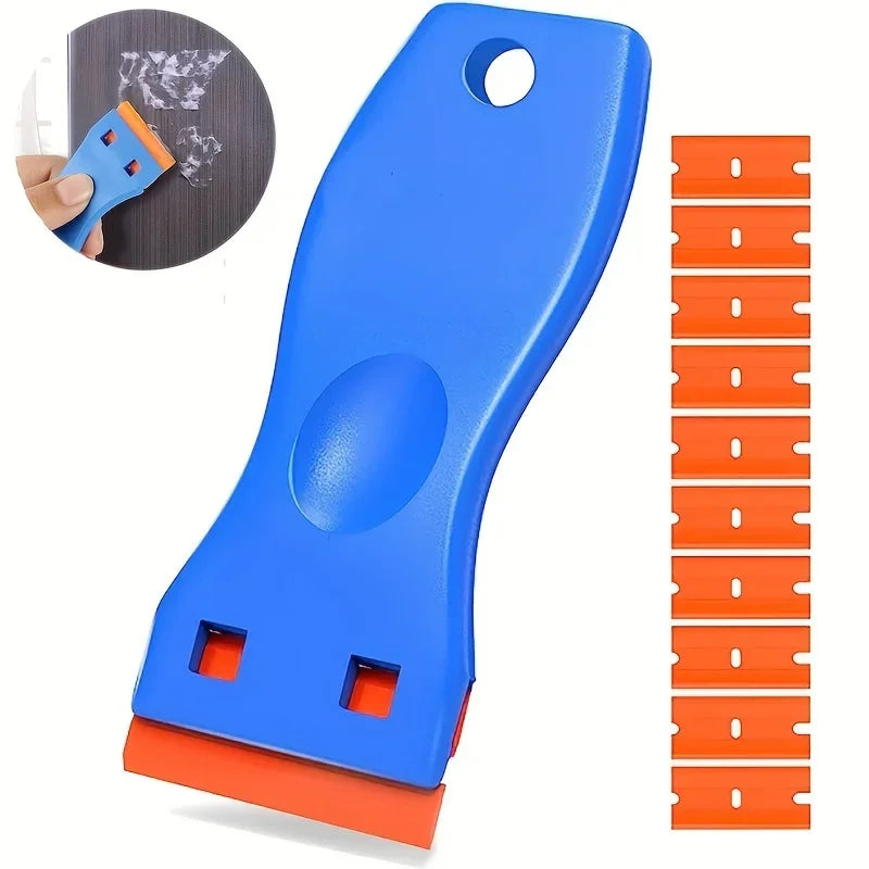 1 Set Car Sticker Removal Multipurpose Plastic Tool Auto Film Glass Home Cleaner