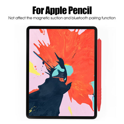 Good quality Cartoon silicone pen case for ApplePencil 2 generation Anti-slip and anti-drop tablet stylus case Solid color Cover