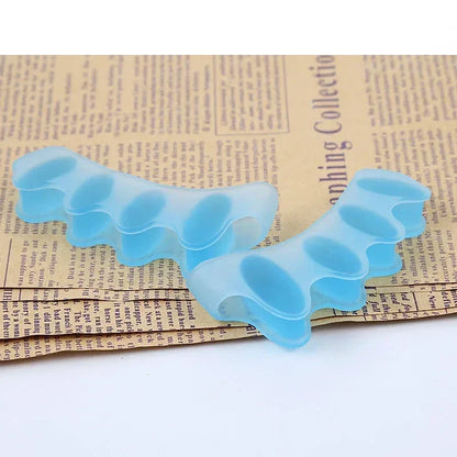 Silicone Toe Separators Correcting Bunions and Restoring Toes Toe Spreaders Toe Straightener for Overlapping Toes Foot Care Tool