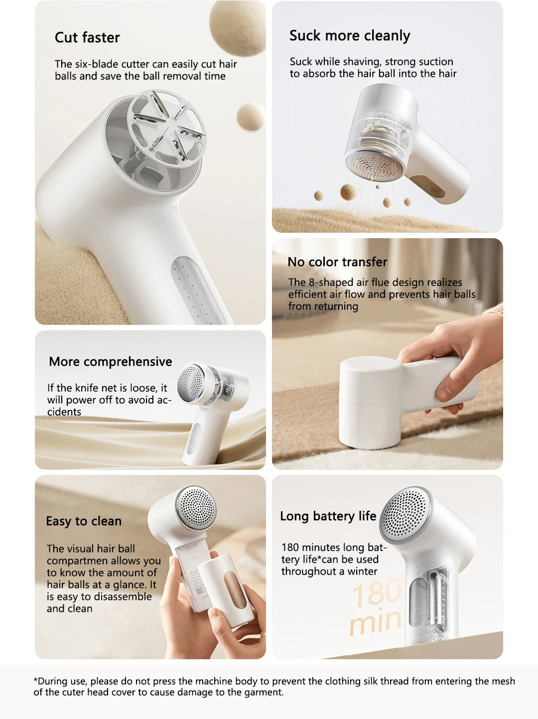 2025 New Mijia Lint Remover 2 Clothes Rechargeable Fuzz Pellet Fabric Shaver Trimmer Machine Hair Balls Removers Portable