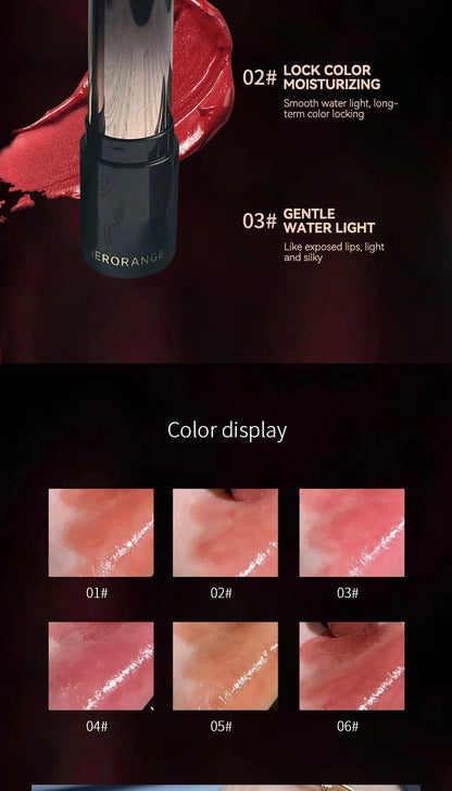 HERORANGE~ Low Saturation Light Lipstick Multi-purpose Stick Moisturizing White Natural Holding Mirror lipstick