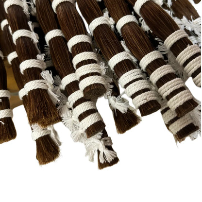 150g natural Siberia Horsehair HorseTail for violin viola cello bass erhu bow hair horse tail Violin Replace Accessories