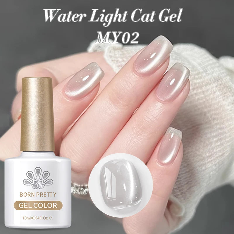 BORN PRETTY 10ml Brown Purple Black Red Cat Magnetic Gel Polish Manicure Soak Off UV Gel Nail Art Varnish Autunm Winter Nails