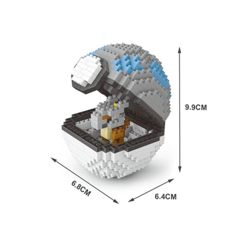 75 Style Building Blocks Assembly Anime Picachu Charizard Doll Blastoise Bulbasaur Gengar Bricks Figures Toy for Kid Gift