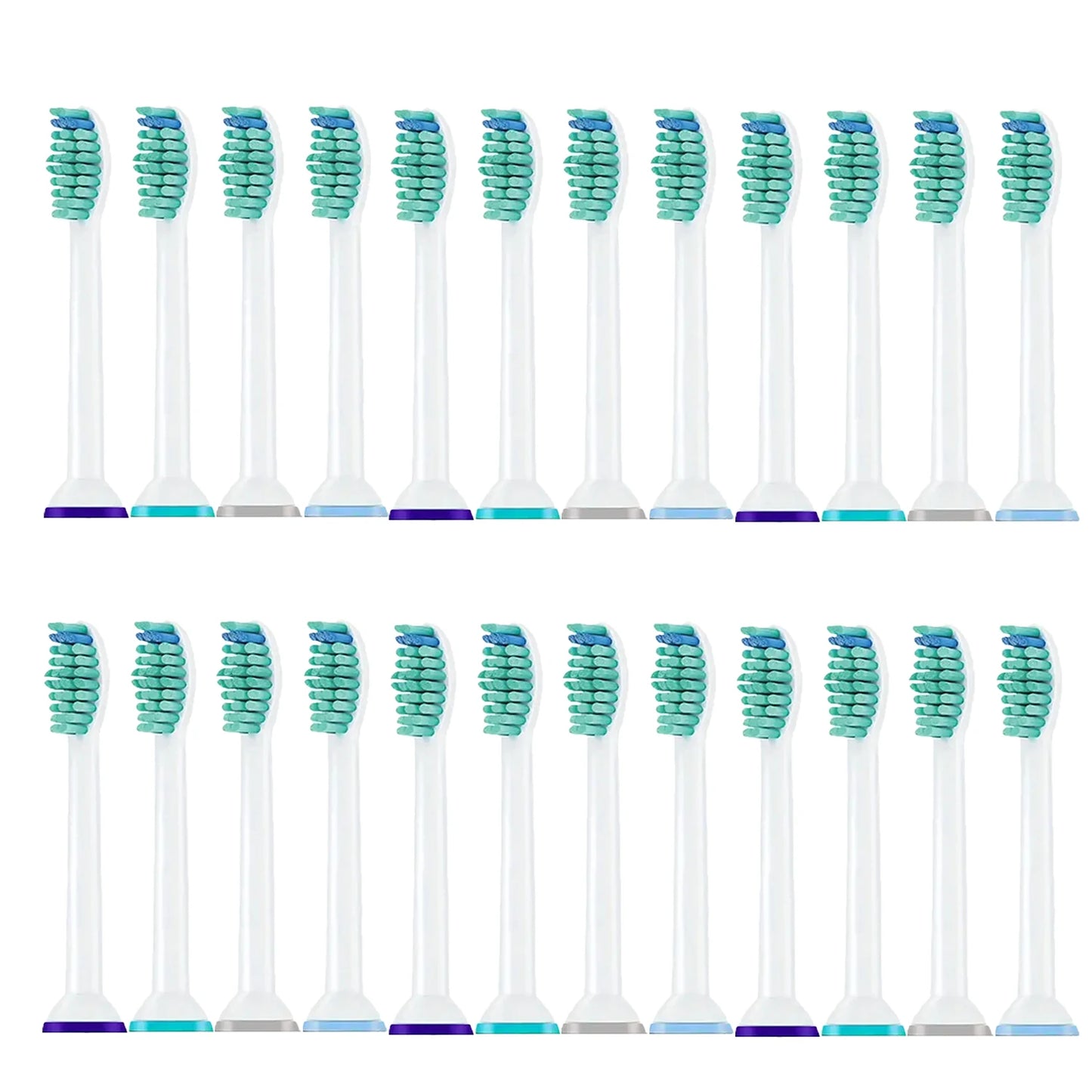 4-32pcs Electric Toothbrush Replacement Heads Compatible with Philips Sonicare Replacement Brush Heads Click-on Handles