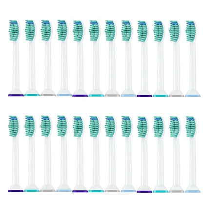 4-32pcs Electric Toothbrush Replacement Heads Compatible with Philips Sonicare Replacement Brush Heads Click-on Handles