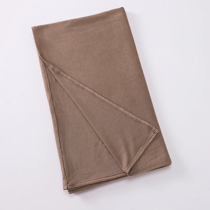 Premium Jersey Instant Hijab Good Stitch Stretchy Jersey Scarf Malaysia Wraps Plain Muslim Turban Headband Shawls Supplier