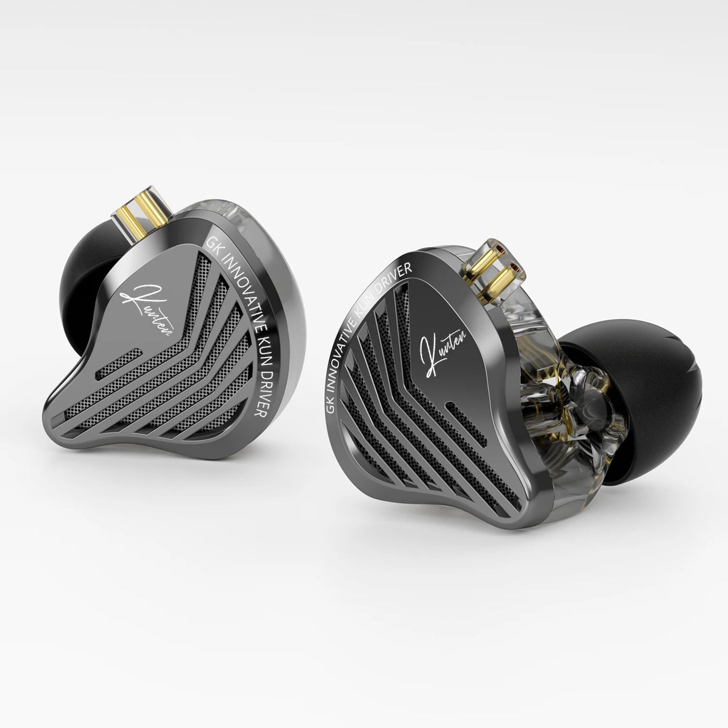 GK KUNTEN Earphones New Generation Dynamic Driver Unite Headests Hifi Music Earbuds DJ Headphones