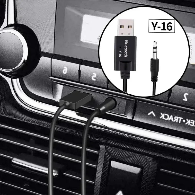 Wireless Audio Adapter Bluetooth 5.0 Receiver Car Kit 3.5MM 3.5 Jack AUX Auto Stereo Music USB Dongle for Car Speaker Amplifier