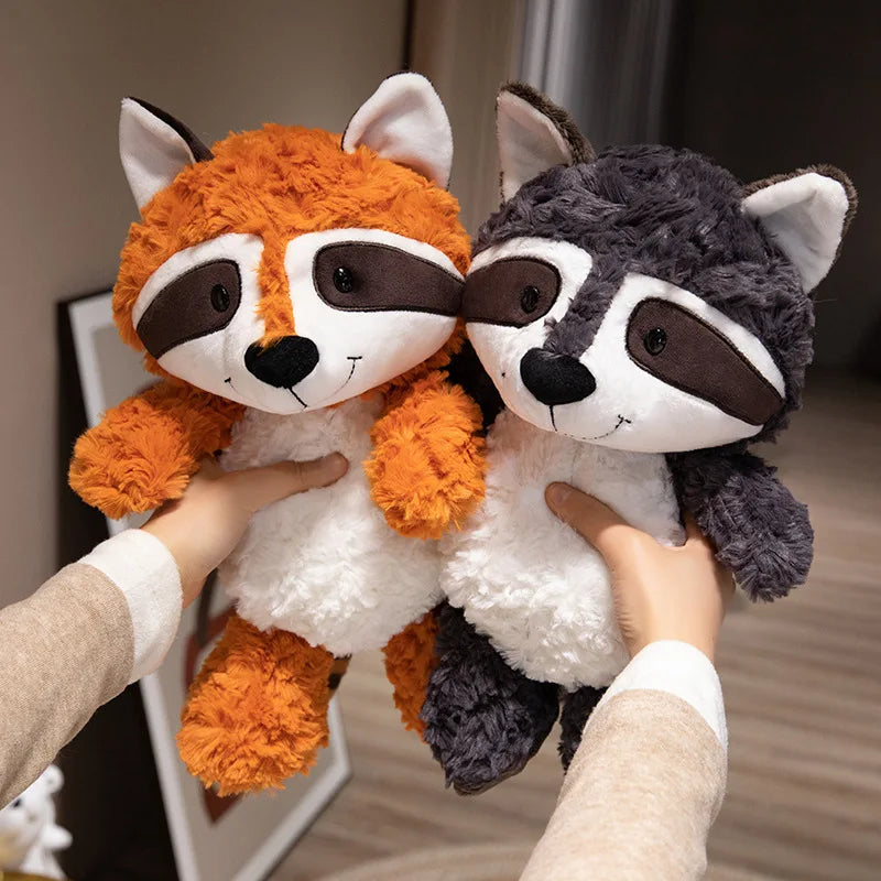 25cm Gray Raccoon Plush Toy Lovely Raccoon Cute Soft Stuffed Animals Doll Pillow For Girls Children Kids Baby Birthday Gift