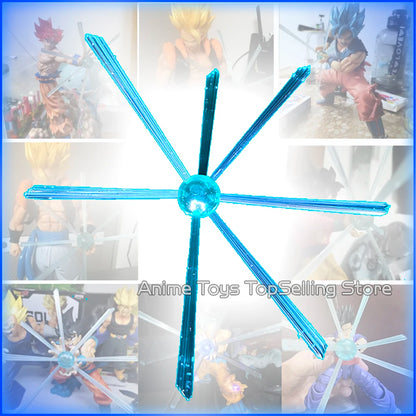16-17cm Anime Dragon Ball Z Figure Kamekameha Accessory Action Figure DBZ DIY parts Any anime PVC Collection Model Toys Gifts