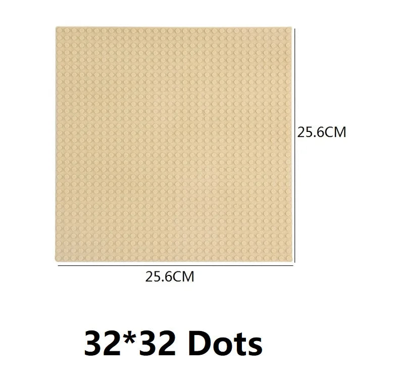 Single Double Sided Classic Base Plates Blocks Plates  32x32 16x16 16x32 Dots DIY Simulated scene Building block base Toy