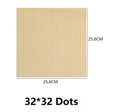Single Double Sided Classic Base Plates Blocks Plates  32x32 16x16 16x32 Dots DIY Simulated scene Building block base Toy