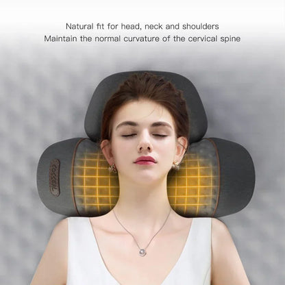 3-in-1 Neck Massager Pillow for Shoulder Deep Tissue , with Heating and Traction Function, Hump Corrector for Women