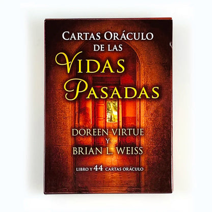 Spanish Past Of Life Oracle Cards A 44pcs Fortune-Telling Divination Edition Board Games Cards Game,Meditation & Gifts