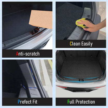 Rear Trunk Bumper Protector Guard For Tesla Model Y Juniper Launch Accessories 2025 2026 Trunk Threshold Sill Cover Mat Plate
