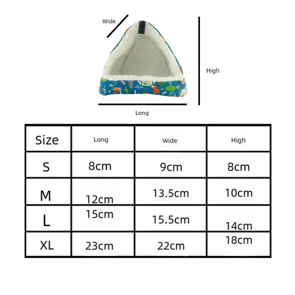 Parrot Hamster's Nest Insulation Cotton Nest Bird's Nest Fleece Thickened Winter Little Favored One Parrot Hamster Supplies