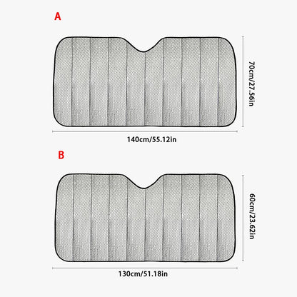 Car Front Window Sunshade UV Protection Shade Sun Protector Windshield Visor Cover Auto Curtain Sunshade Access（folded shipping）