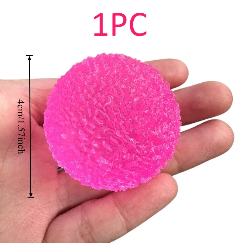Ice Ball Maltose Squishy Toys Blue Mochi Sensory Fidgets Toy Simulated Transparent Anti Stress Slow-rebound Decompression Toy