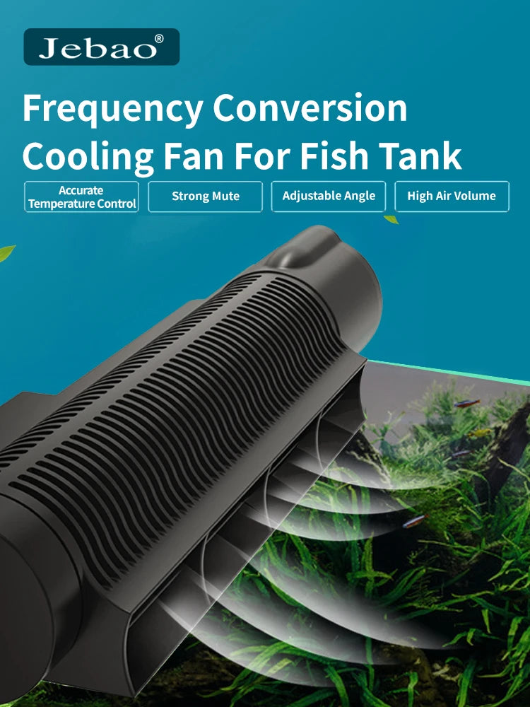 Jebao Jecod ACF Series Aquarium Cooling Fan - Mute Automatic Temperature Control Fan, 12V 3W
