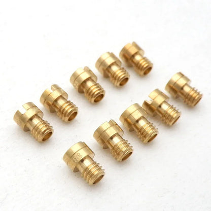 10pcs Carburetor Main Jets M4 for GY6 50cc 139QMB Motorcycle Scooter Mikuni Keihin Carburetor PZ19 Size from 30 to 145