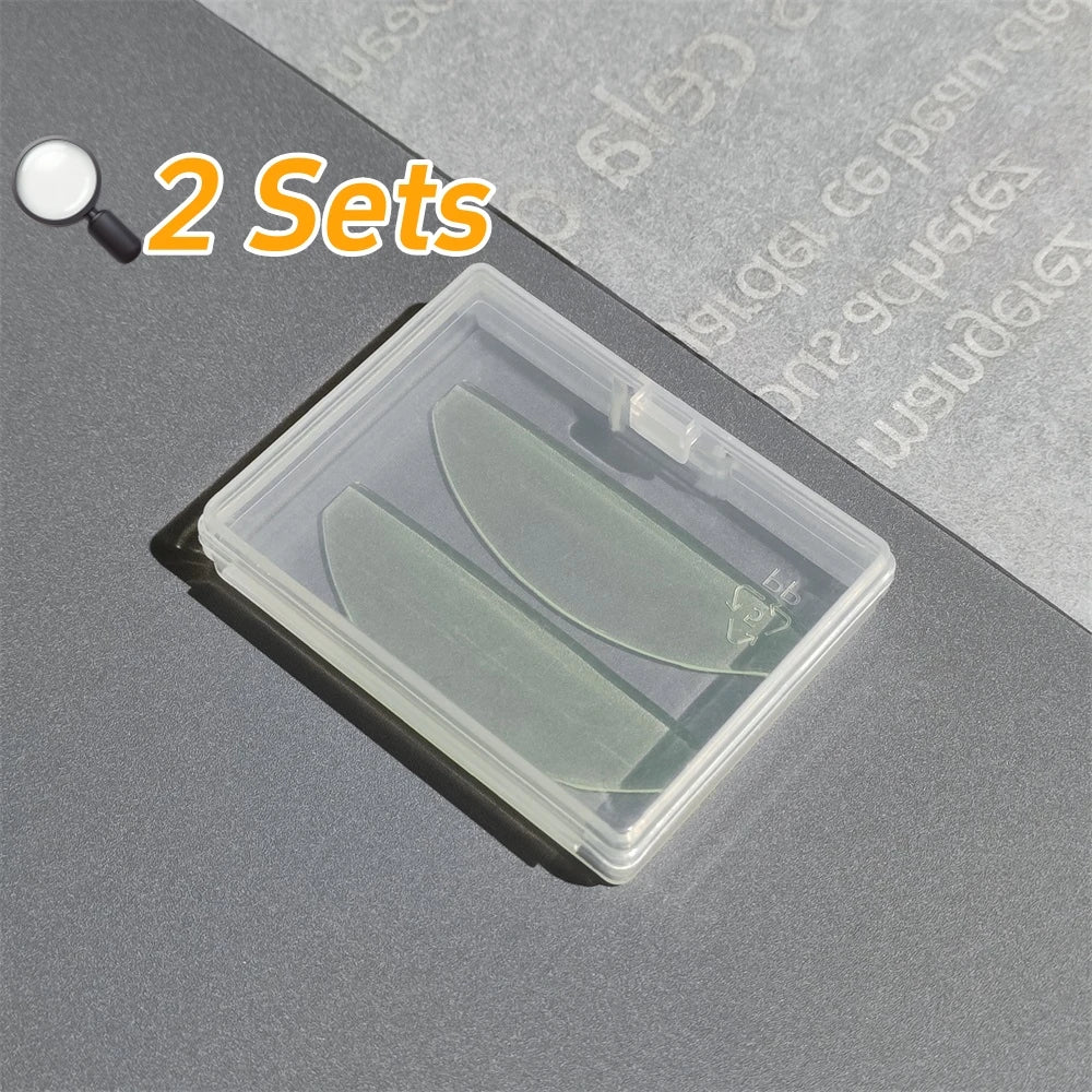 Lomansa Korea 1 Pair Reusable Silicone Eyelash Perm Lashes Rod Shield Lash Softening Pads Eyelash Curler Makeup Lash Lift Tools