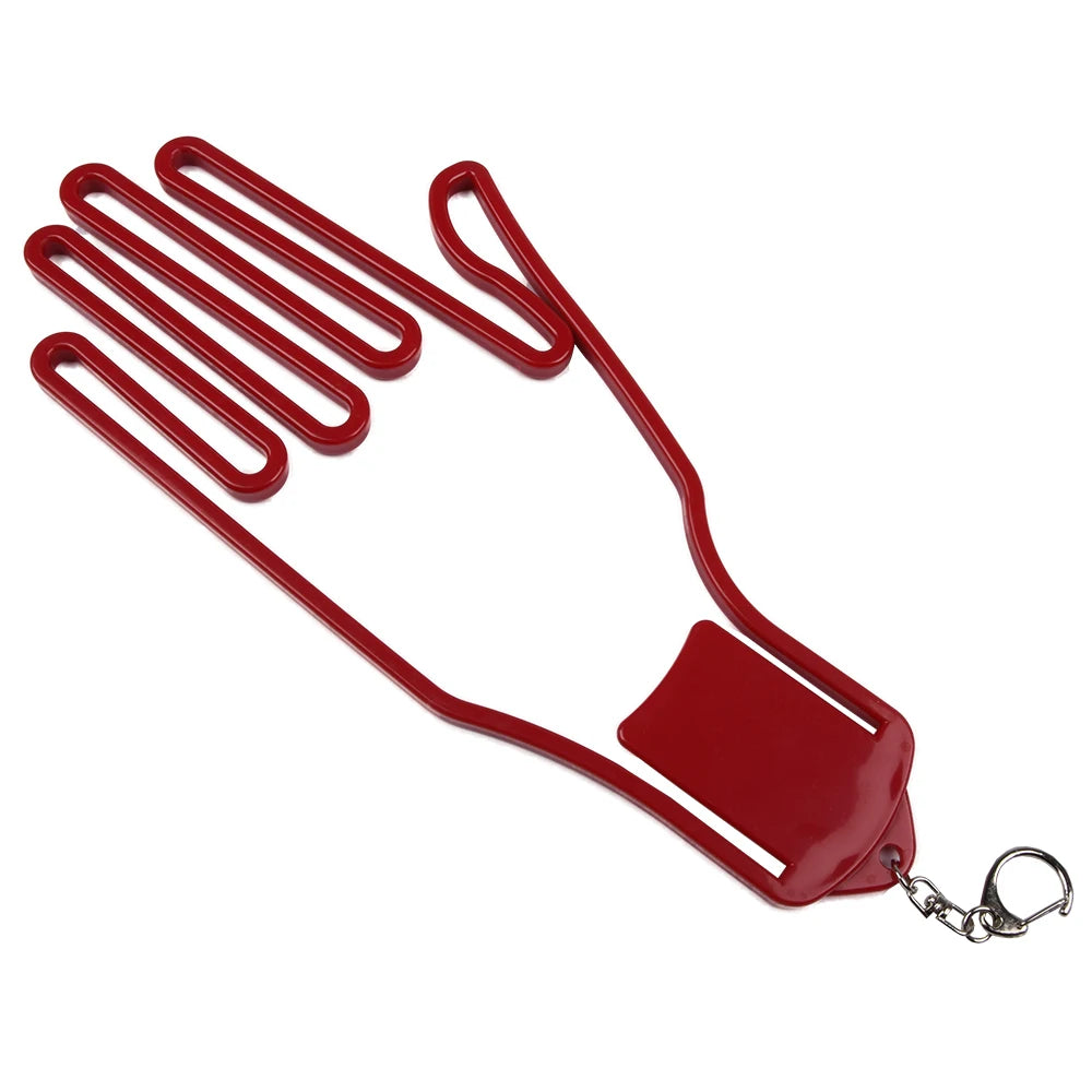 1pc Golf Gloves Stretcher Holder Keeper Hanger Gloves Support Frame Holder Rack Dryer Shaper Accessories Plastic with Metal Buck