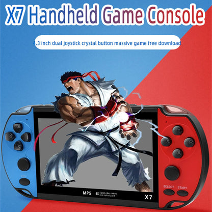 GAMINJA X7 4.3inch Built-in 9000+ Games Handheld Game Console TFT Screen Video Game Player HD Game For GBA GBC NES GBC