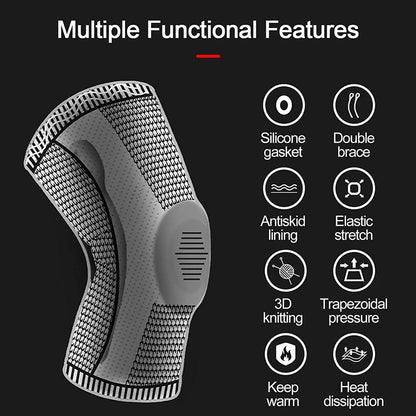 1 PCS Professional Sport Knee Brace for Arthritis Crossfit Protector Support Pads Meniscus Tear Joint Pain Relief Running Riding