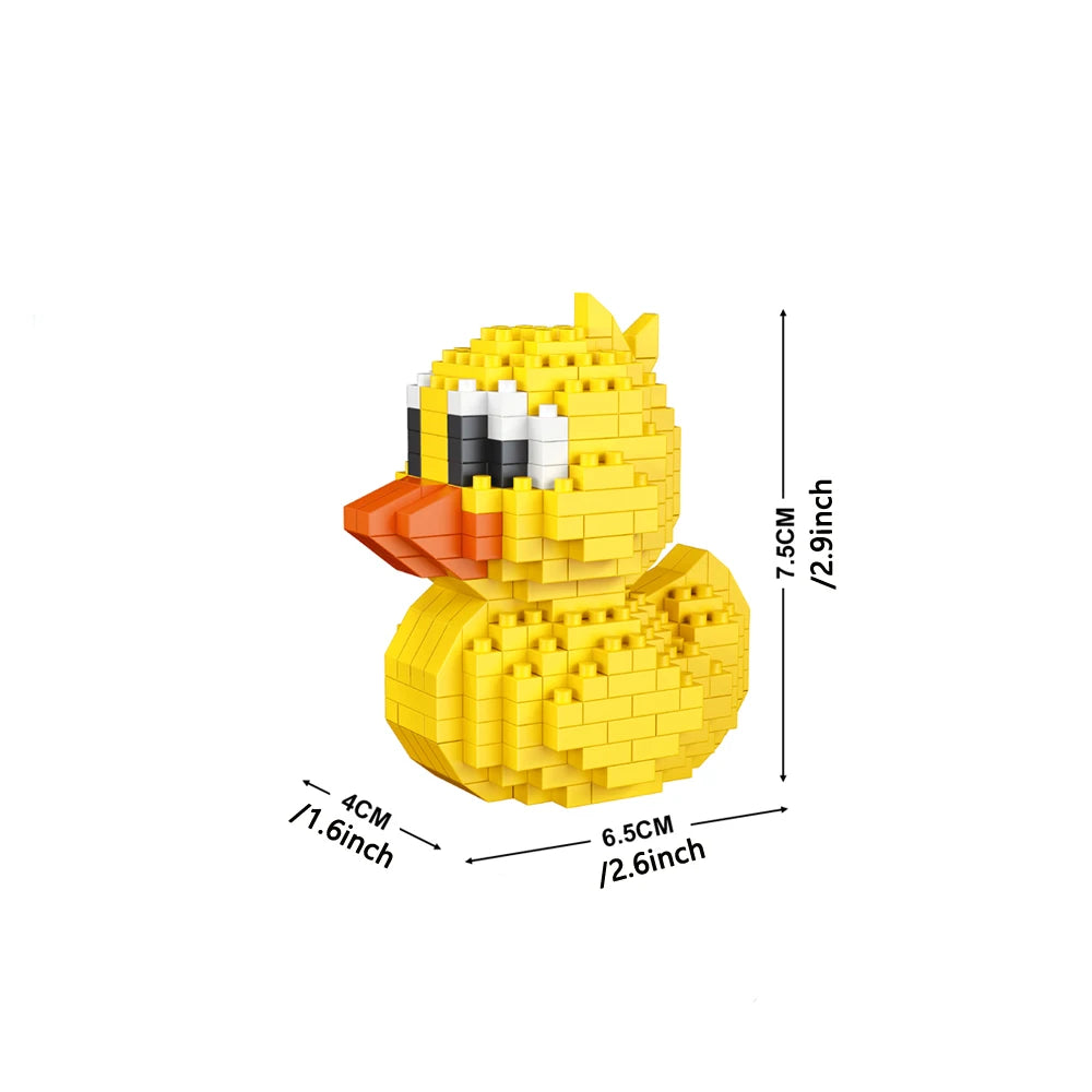 Parrot Puzzle Assembly Building Blocks Toys Animal Series 3D Model Micro Mini Diamond Brick Children Toy Pig Panda Hamster Snail