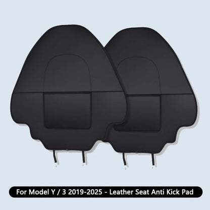Car Seat Anti Kick Pad For Tesla Model Y Juniper Leather Full Surround Seat Back Anti Scratch Protector Car Interior Accessories