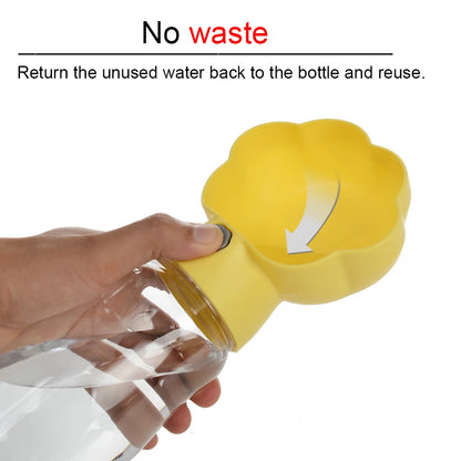 2in1 Pet Portable Water Bottle for Small Medium Dogs Cats Food Feeder Leakproof Dog Drink Bowl Outdoor Pet Puppy Water Dispenser