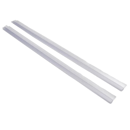 2pcs Bathroom Shower Screen Door Seal Strip PVC 4-6mm Glass Door Bottom Stripping Seal Sweep Water Blocking Strips 50cm