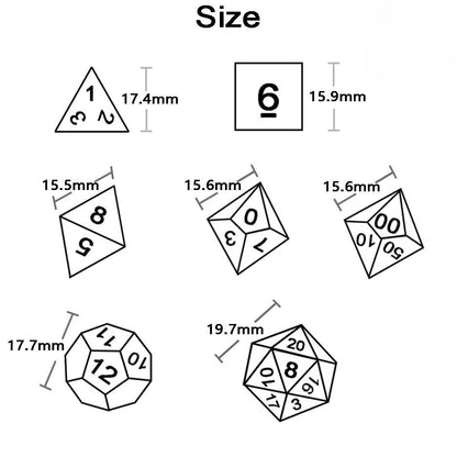 Custom Dice DND Marble Dice Various Colours Available And Beautiful Marble Effect Pearl Veins Effect For Party Roll Playing Game
