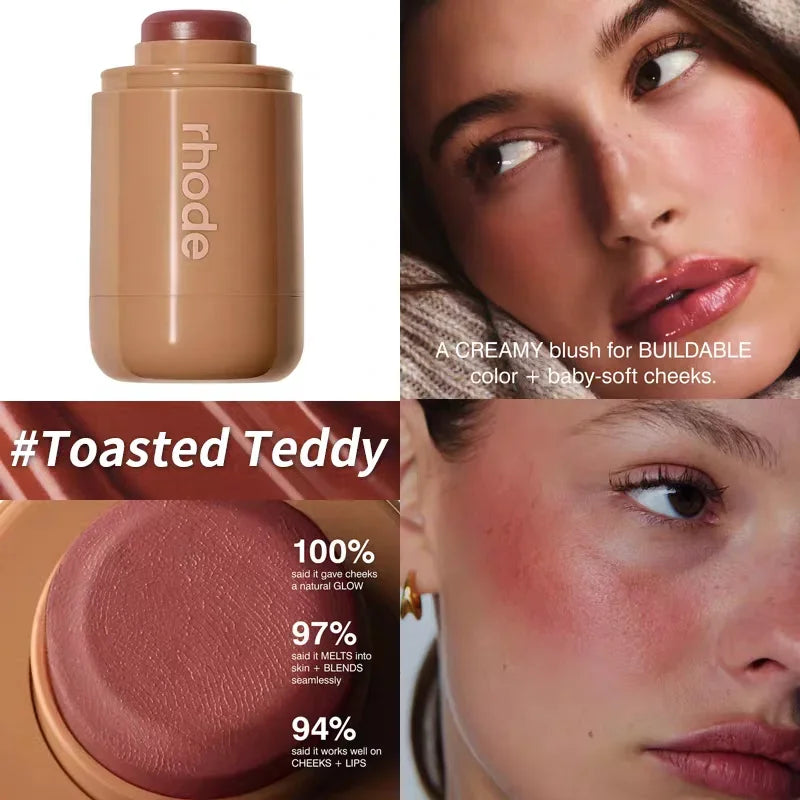 Makeup New Model Reduce Swelling Eye Patch Banana Peel Spicy Marg Juice Box Pocket Blush Stick Non-fading Waterproof Blusher