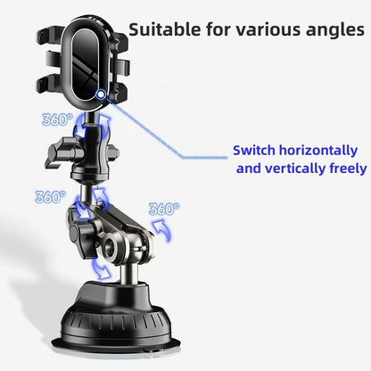 Car Phone Mount Video Recording Universal Magic Arm Suction Car Phone Holder Mount Windshield Window Glass Vlog Shooting