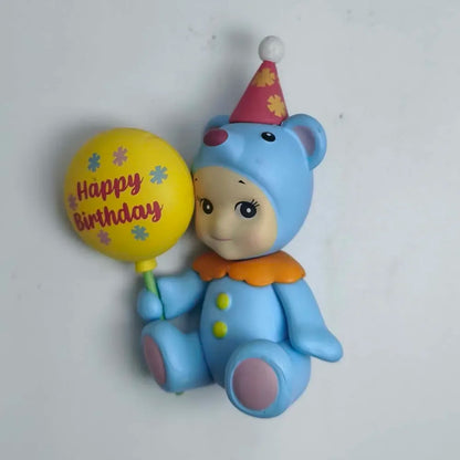 Sonny Angel Birthday Gift Bear Series Blind Box Animal Anime Figure Ornaments Cute Doll Fans Desktop Car Ornament Xmas Gift
