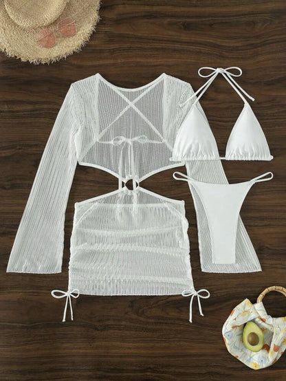2026 Sexy Bikinis Female Swimsuits Women's Three-Piece Swimwear Beach Swim Wear Bathing Suits Brazilian Bikini Set Pool Bather