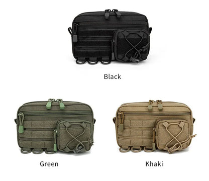 1000D EDC Pouch Molle Organizer Bag Utility EDC Tool Pouch Horizontal Modular Pouch Outdoor Waist Pack EMT Hunting Fanny Pack
