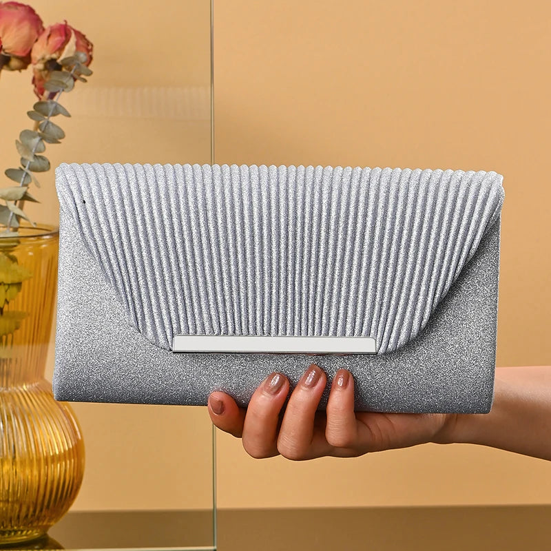Fashion Elegant Clutch Bag New 2023 Hot Selling Chain Dinner Bag Bride Bridesmaid Lady Handbag Factory Outlet