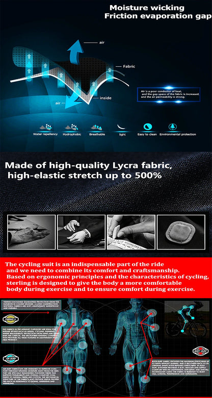 New Cycling Shorts Men's Cycling Underwear Breathable Mesh Riding Underpant Gel Pad Shockproof Bike Shorts Bicycle Underwear