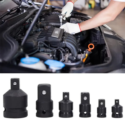 Professional 4/6/8/10 Impact Socket Wrench Adapter Set 1/4 3/8 1/2 3/4 Inch Square Drive Adaptor Reducer Spanner Tool ﻿with Case