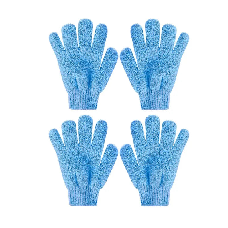 1/2/3pairs Exfoliating Bath Gloves Double Sided Bath Gloves For Beauty Spa Massage Skin Shower Scrubber Bathing Accessories
