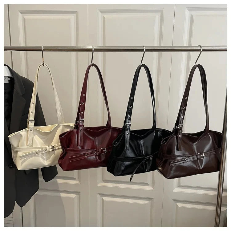 Fashionable Medium Size Versatile Tote Handbag for Daily Use Ethnic Style Synthetic Leather and Canvas Bag