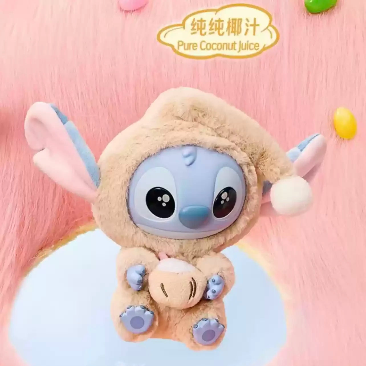 Official Stitch cartoon, so sleepy but still takes a bite / Street GENZ series blind box kids' collectible toy Christmas gift