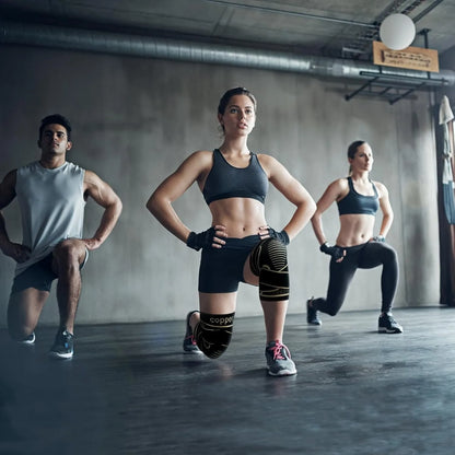 Copper Knee Braces with Strap for Knee Pain Women and Men, Knee Compression Sleeve for Arthritis, ACL, Meniscus Tear