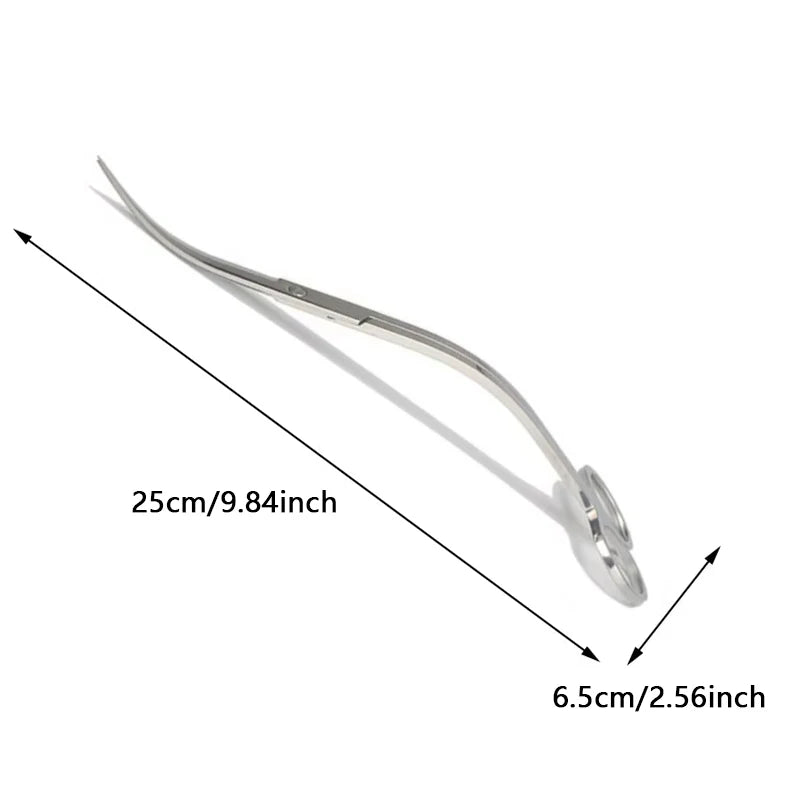 Aquarium Tools Set Scissor Tweezers Plants Wave Scissors Grass Stainless Cleaning Tools Fish Tank Shovels Aquarium Accessories