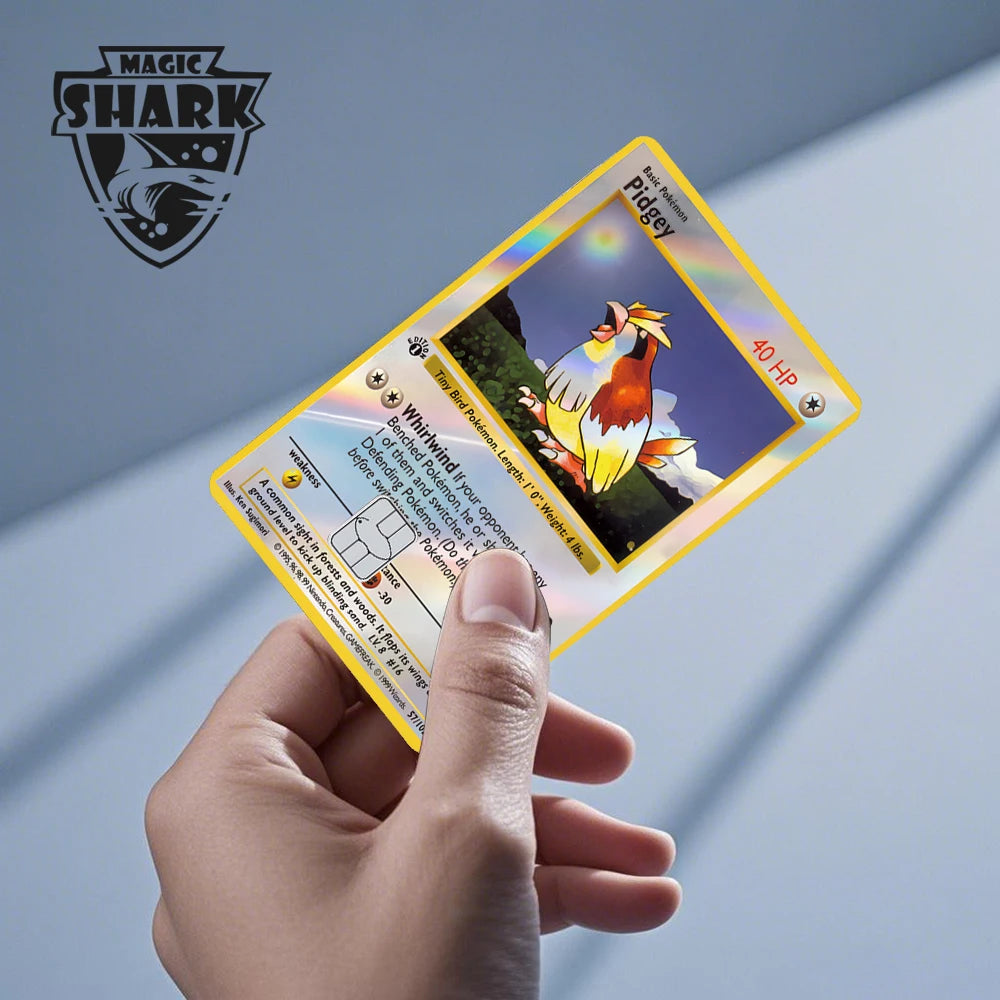 Charizard Gyarados Venusaur Blastoise Mewtwo Squirtle Snorlax Holographic Laser Credit Debit Card Film Skin Sticker