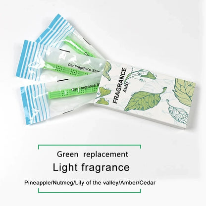 Car Air Fresheners F10 F30 Fragrance Holder Refill Strips Car Air Freshener Perfume Diffuser Blade Shape Vent For BMW